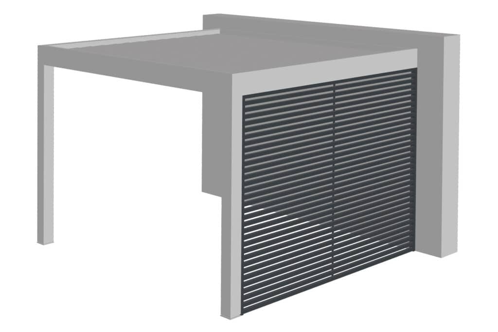 pevné stínění z hliníku