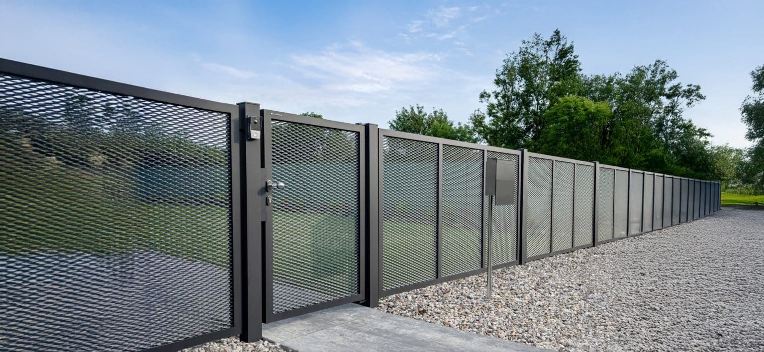 Jednokřídlá branka LAMARK z tahokovu s motivem Mauricius