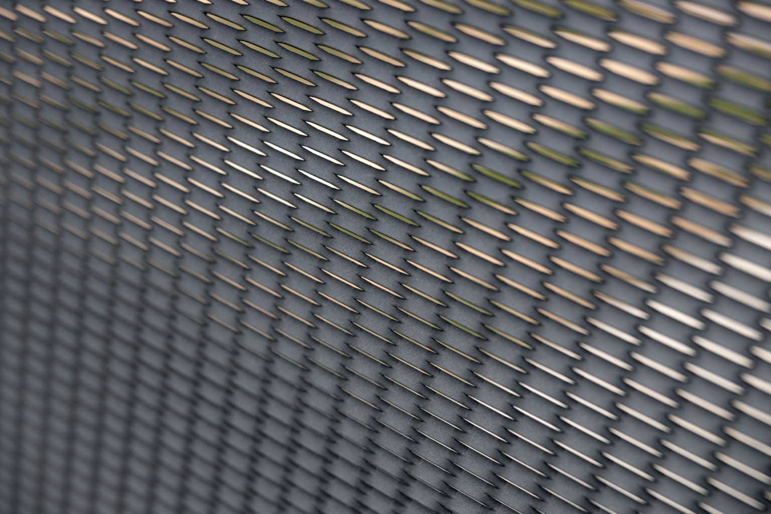 Detail motivu Miami | Tahokov plot LAMARK | Šedá antracitová barva | Zděné sloupky