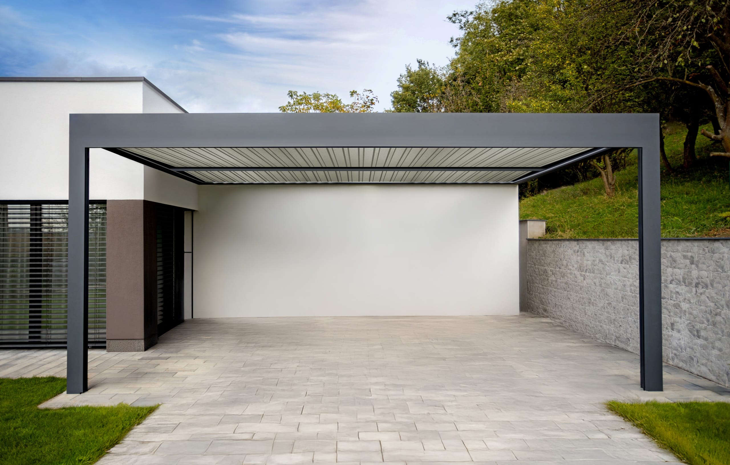 Carport LAMARK - přístřešek pro dvě auta