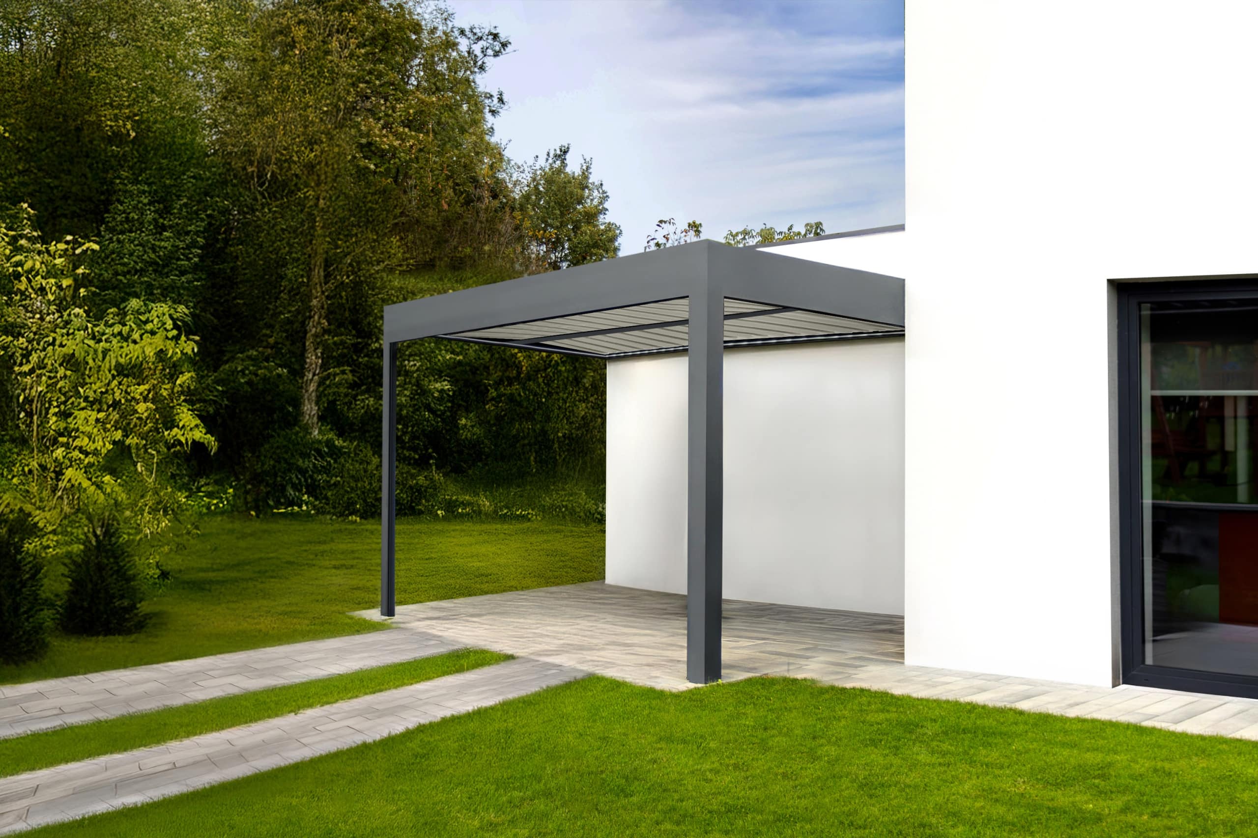 Carport LAMARK - přístřešek pro jedno auto